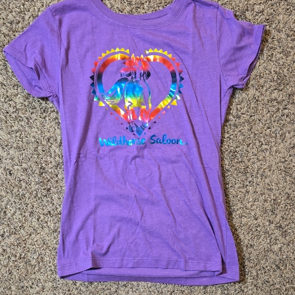 Kids Purple Wildhorse Saloon T-Shirt